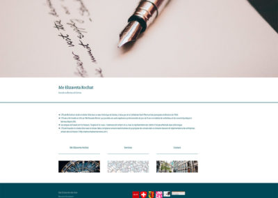 Website Etude Rochat