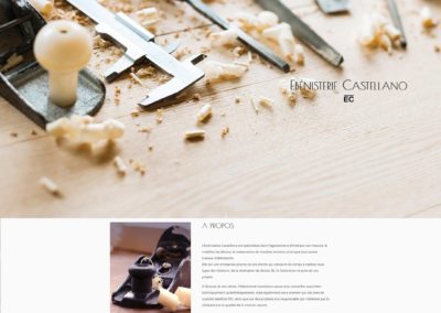 Website  Ebénisterie Castellano