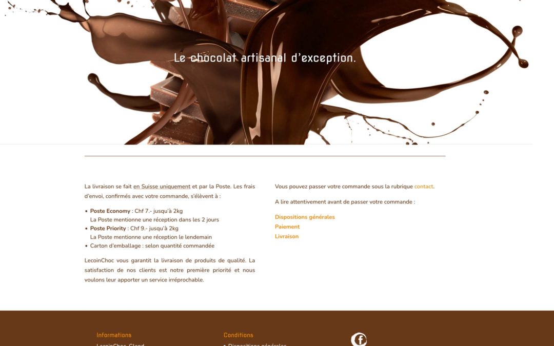 Website Le coin choc