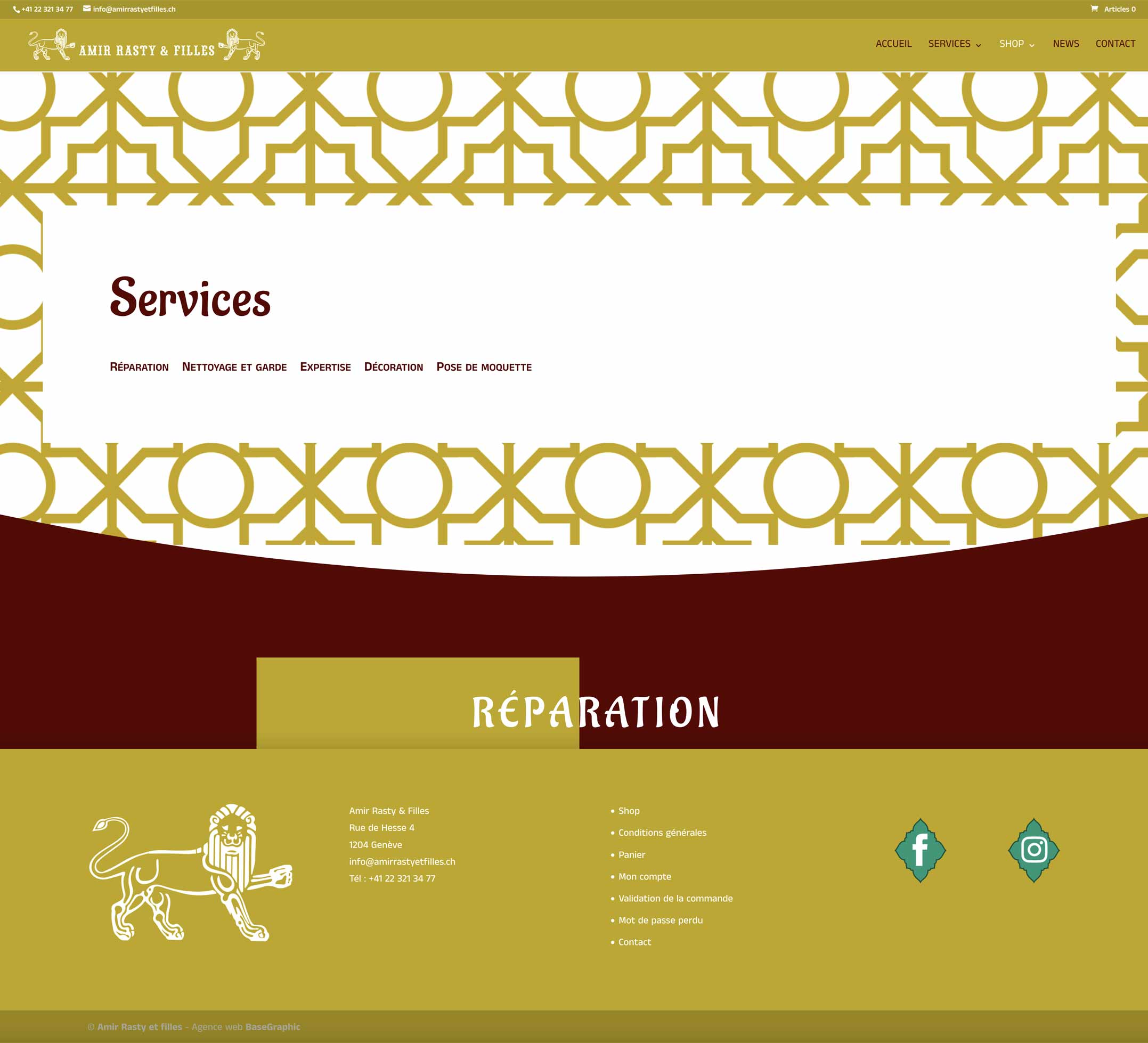 Amir Rasty et Filles Genève Tapis d'Orient