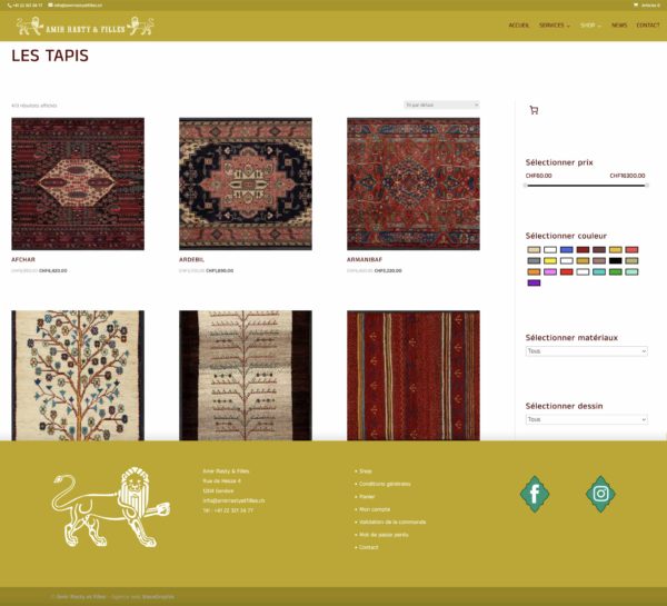 Amir Rasty et Filles Genève Tapis