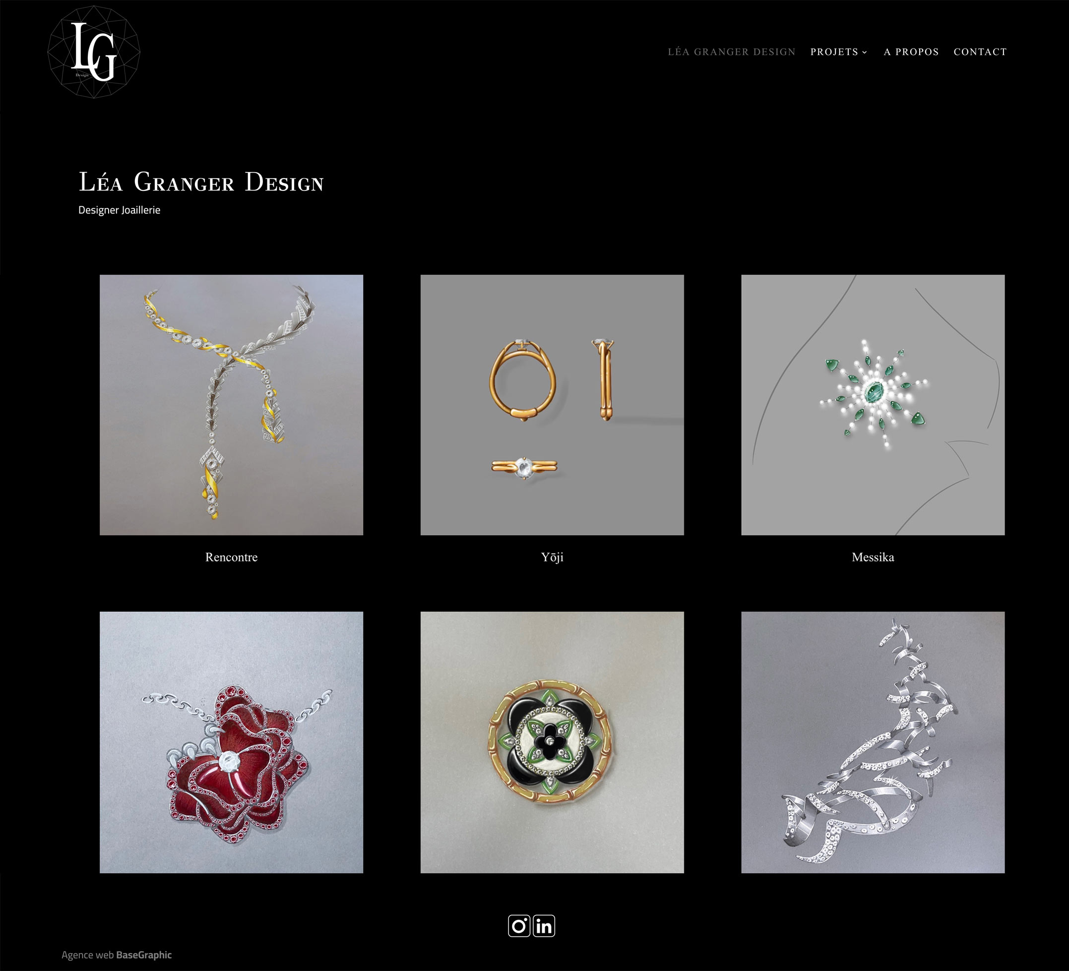 lea granger design genève basegraphic agence web